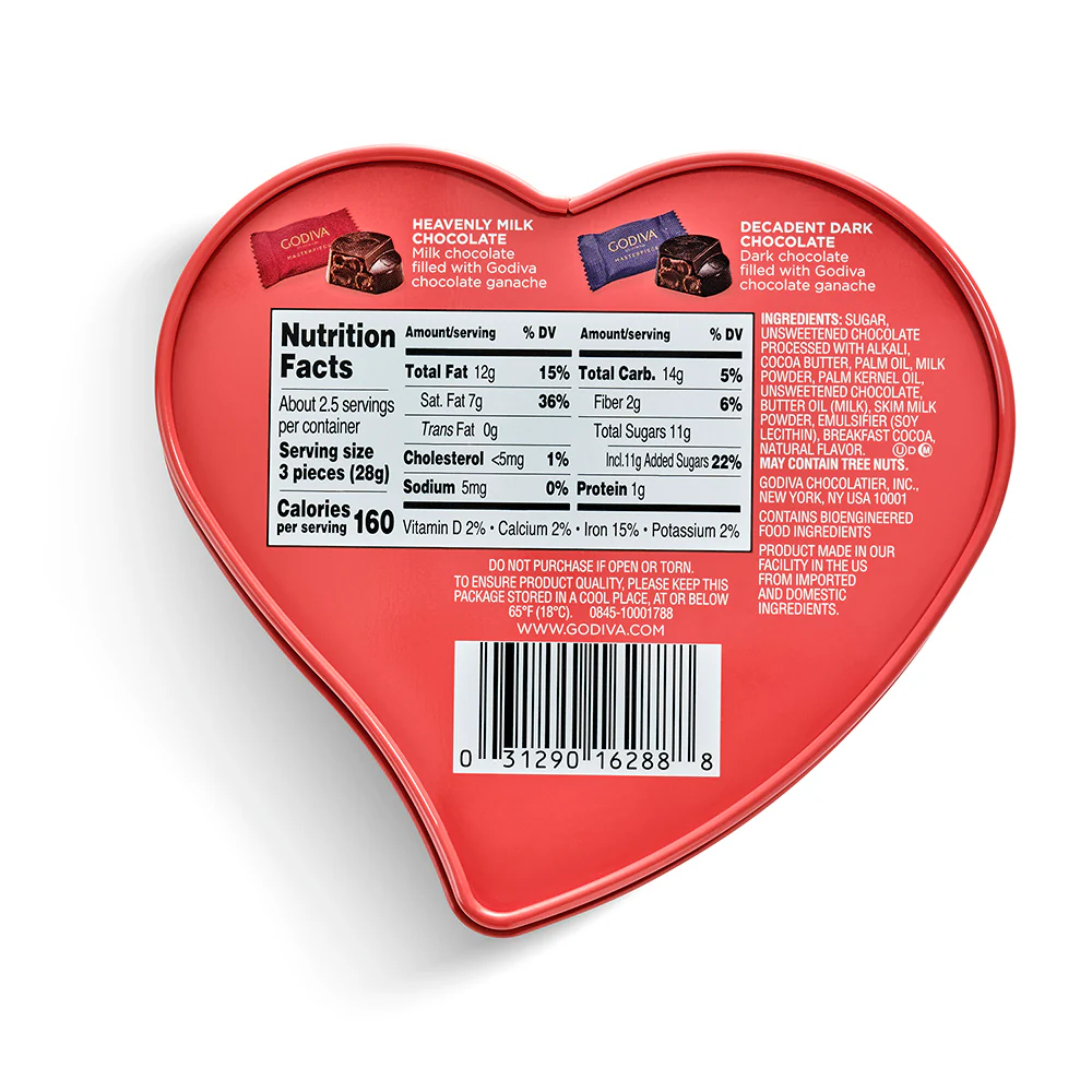 Assorted Masterpiece Heart Tin, 7pc,Set of 3 - Image 4