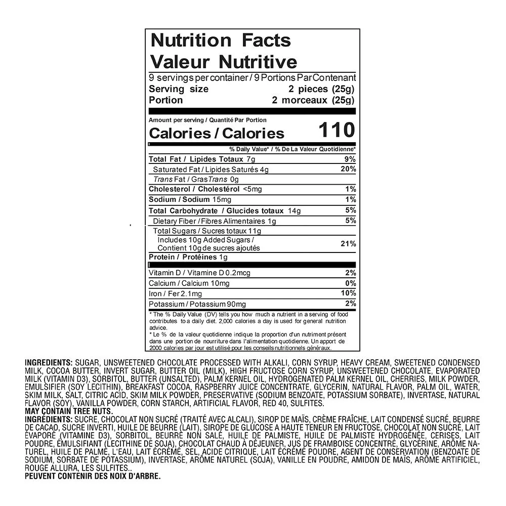 Dark Chocolate Gift Box, Red Ribbon, 18 pc. - Image 4