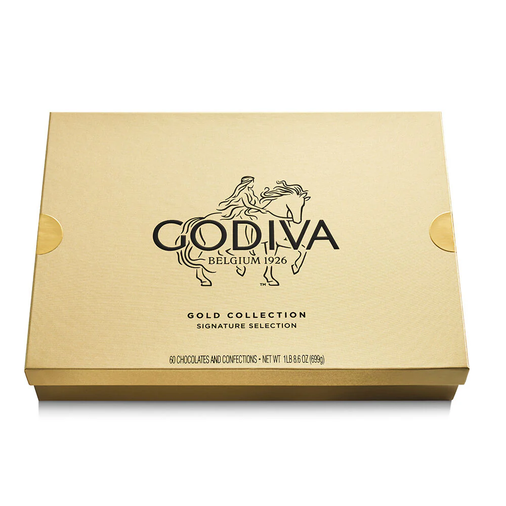 Assorted Chocolate Gold Gift Box, 60pc. - Image 3