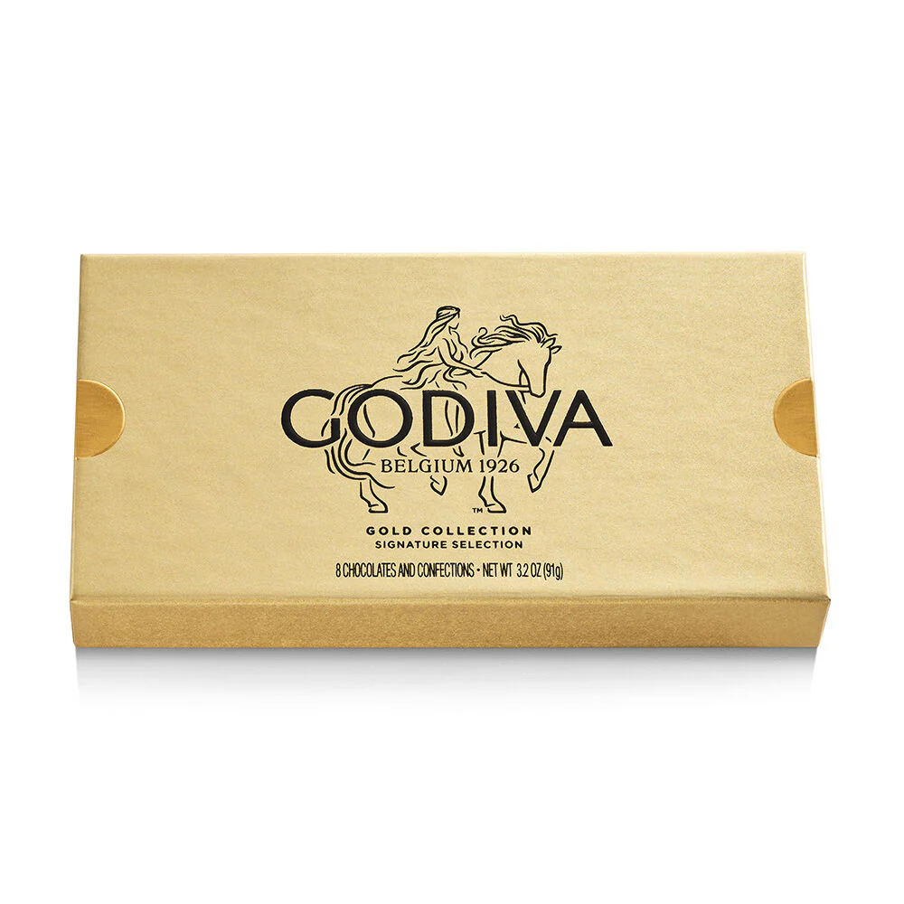 Assorted Chocolate Gold Gift Box, 8pc. - Image 3