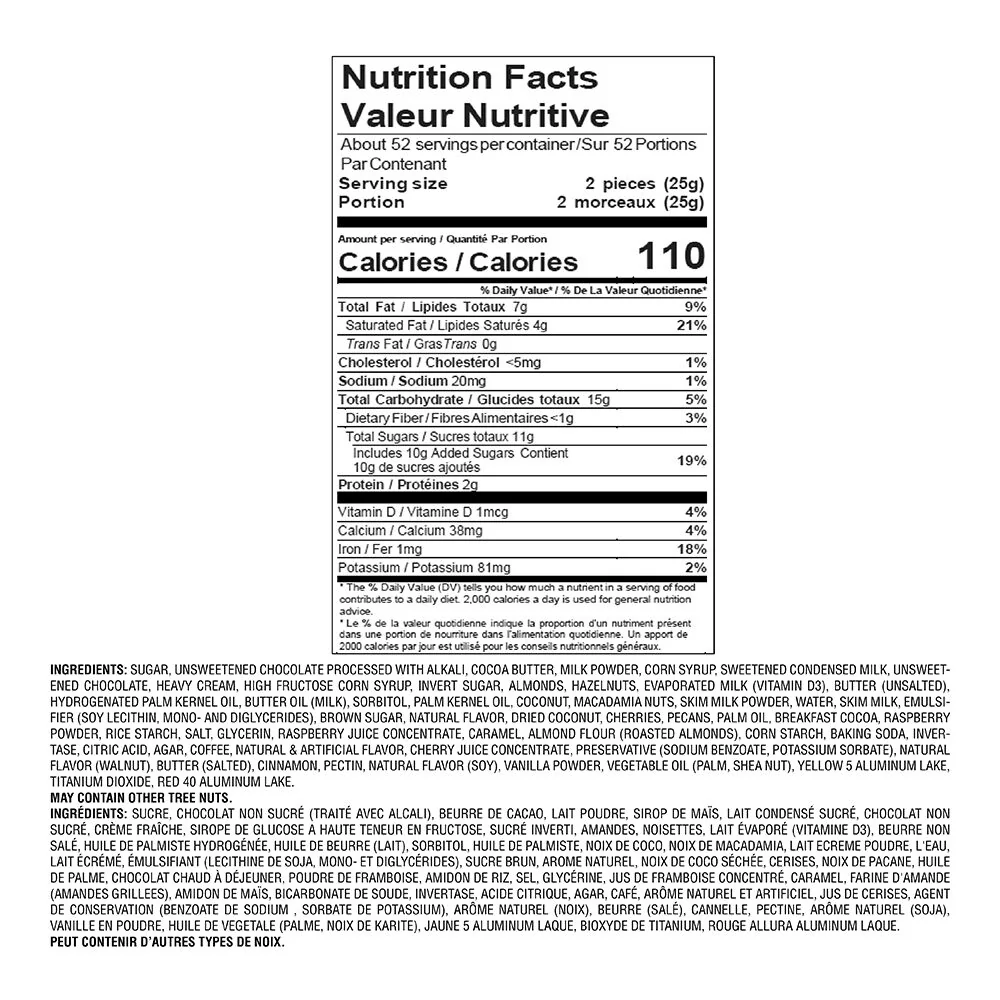 Assorted Chocolate Gold Gift Box, Gold Ribbon, 105 pc. - Image 4