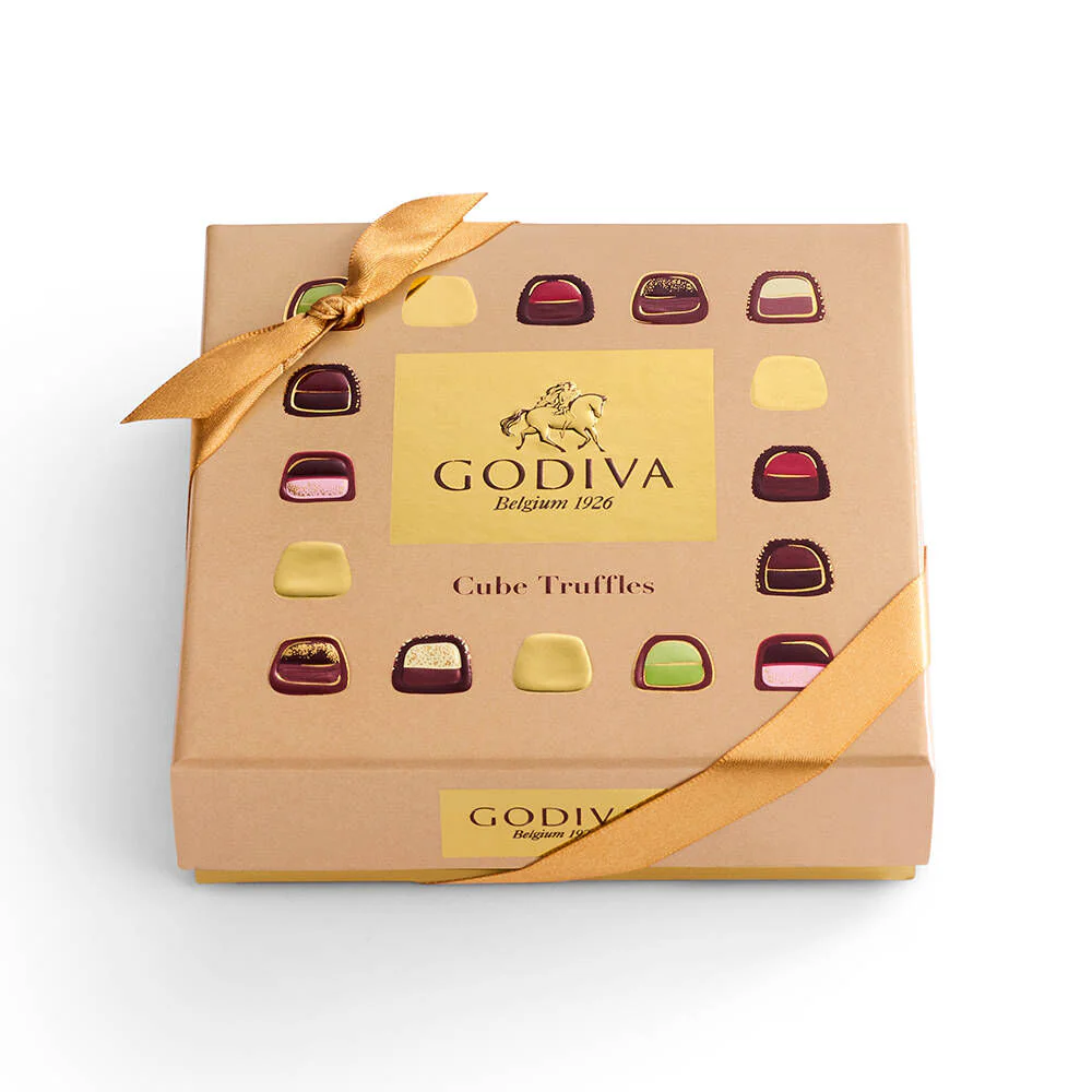 Cube Truffles Gift Box, 9 pc. - Image 3