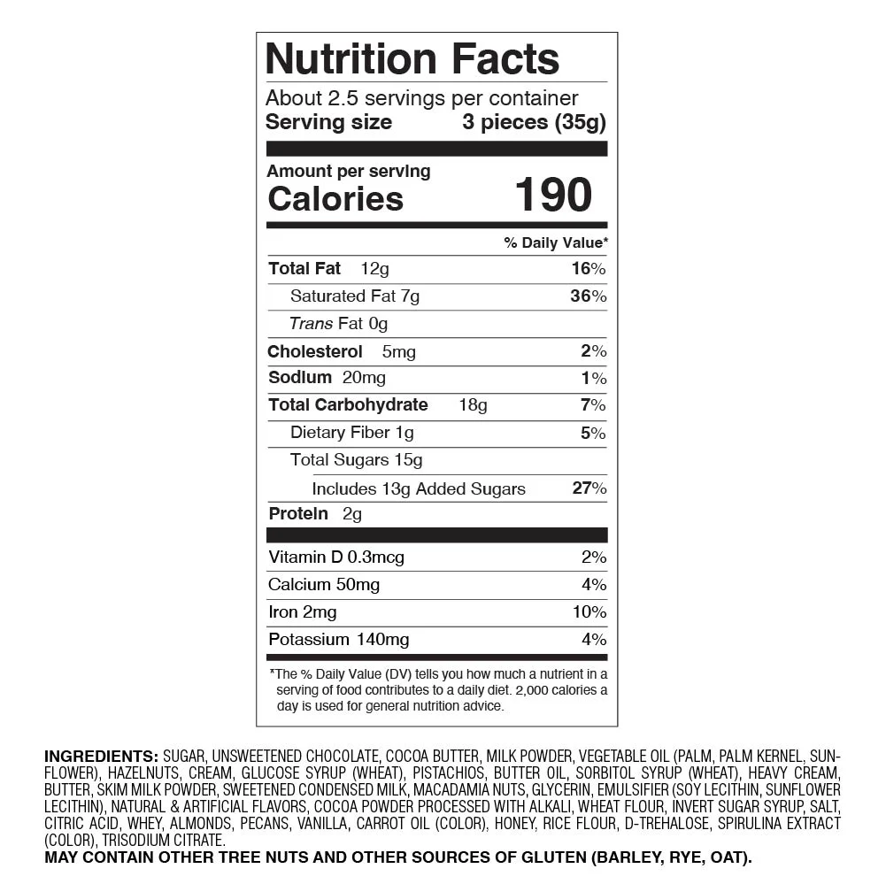 Assorted Chocolate Gold Gift Box, 8pc. - Image 4