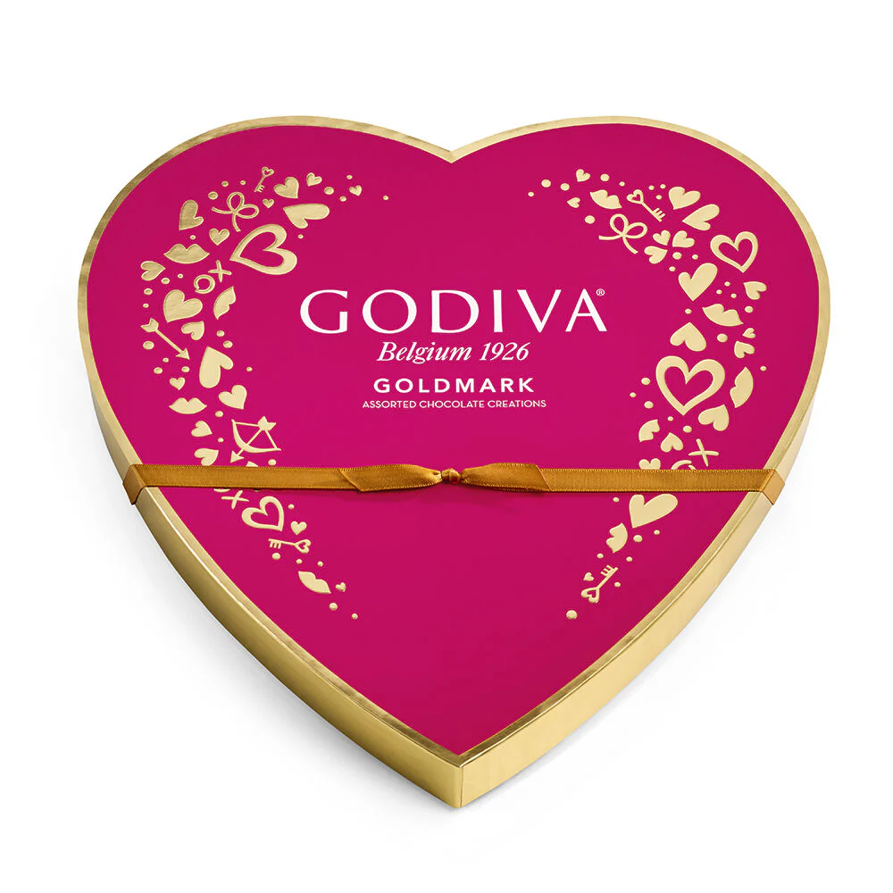Valentine's Day Goldmark Assorted Chocolate Heart Box, 24 pc. - Image 3